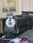Ahm Rivarossi 4-8-4 Fef Steam Loco 5098 03 U.p. (black) Premier Product Run. Fixed Price $299.00.