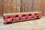 Bachmann Tri Level Auto Carrier Ho Gauge 1:87 Scale Model Railroad Atchison Atsf. Fixed Price $21.00.