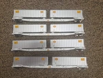 Ho Walthers 932-3925 New York Central Flexi Van Flat Car W/ Trailer Nyc Set Of 4. Fixed Price $150.00.