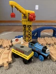 Crane Cargo Figure 8 Thomas Wooden Railway Set 2011 Train Learning Curve. Fixed Price $89.99.
