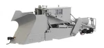 Walthers Proto Ho 110133 Maintenance Of Way Gray Jordan Spreader Snowplow Car. Fixed Price $84.98.