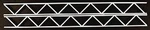 Plastruct 90658 1-27/32" X 1/2" 1" Styrene Warren Open Web Truss (pack Of 2). Fixed Price $14.20.