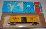 Con-cor Scale 50' Railbox 10107 Panel Door Car #1452B. Fixed Price $11.99.