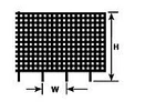 Plastruct 90462 3/16" X 26" 1/2" Security Fence. Fixed Price $34.71.