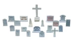 Woodland Scenics Ho Tombstones Accents Kit D201. Fixed Price $21.98.