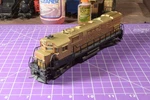 Near Trkrdy U28B Ho Locomotive, Good Working Condition, Lighted /ddf. Fixed Price $17.80.