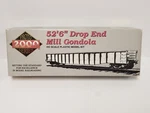 Life-like Trains Ho Plastic Model Kit Drop End Mill Gondola Nickel Plate Road. Fixed Price $19.99.