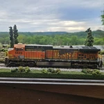 Dcc Ho Scale AC4400CW Locomotive Prototypically Weathered. Fixed Price $270.00.