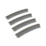 New Kato 490MM 19-1/4" Radius Curved Track 22.5-DEGREE (4) : Ho Scale. Fixed Price $20.99.