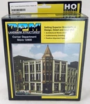 Ho Scale Corner Department Store Plastic Kit - Dpm #12800. Fixed Price $52.00.