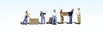 Woodland Scenics 1823 Ho Scale Accents Dock Workers PKG(6). Fixed Price $16.99.