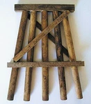 Grand Central Gems TB1 Ho Scale Small 3" Wood Bridge Bents (set Of 5). Fixed Price $25.30.