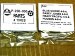 P-230-050 Traction Tire Factory Original Parts, Ahm & Rivarossi Ho Scale Trains. Fixed Price $12.49.