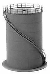 Tichy Trains 7013 Ho Scale Oil Tank -- Kit 4" 10.2 Diameter X 7". Fixed Price $19.99.