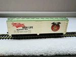 1/87 Ho Scale Tyco #370B 40' Reefer Car Miller High Life Beer Excellent Cond.. Fixed Price $12.00.
