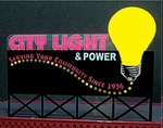 Miller Engineering Scale City Light & Power Neon Animated Billboard 9282. Fixed Price $23.72.