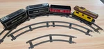 Vintage Marx Train Set (4 Cars & 6 Track Sections). Fixed Price $40.00.
