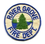 River Grove Fire Department Patch Illinois. Fixed Price $7.95.