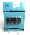 Life Like Trains Ho Scale 50-TON Spring Plankless Trucks With 33" 21253 Nip. Fixed Price $7.19.