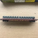 Ahm Ho Scale Flat Car With Cables New Original Box(boxing Rough Shape). Fixed Price $12.99.