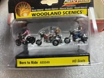Ho 1/87 Scale, Woodland Scenics AS5549 Born To Ride Nib. Fixed Price $29.99.
