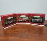 Hallmark Keepsake Ornaments 3 Lionel Collector's Series Locomotives In Box. Fixed Price $8.49.