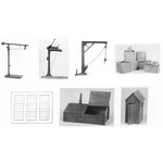 Tichy Train Group 8160 Trackside Assortment Kit Ho Scale. Fixed Price $26.99.