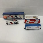 Scale Train Lot: Bachmann Ge U36B Seaboard 1776, Caboose, Atlas & Rh *read*. Fixed Price $79.98.