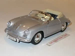 Welly Porsche 356B 1:24 Metallic Silver Top Down Free Ship Usa. Fixed Price $39.95.