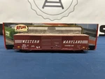 Atlas Ho Western Maryland #495999 Acf 60 Double Door Auto Parts Box Car 1684-2. Fixed Price $24.99.