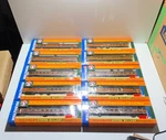 Walthers Ho Scale Great Northern Empire Builder 10 Car Passenger Set Boxed. Fixed Price $700.00.