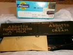 Athearn Ho KIT#5346 50' Exp Reefer A.A.D.X.#4 Abbotts Alderney Dairies Inc.. Fixed Price $14.99.