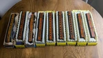 Ho Scale Empire Builder Train, Passenger Cars. Fixed Price $89.00.