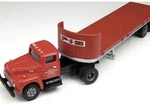 Ho Classic Works 31123 Mini Metals Red P-i-e Ih R-190 Tractor/trailer Set. Fixed Price $17.95.