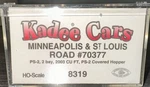 Kadee Cars Scale #8319 50 PS-2 Bay Cov Hopper M & St. #70377 Nib. Fixed Price $36.99.