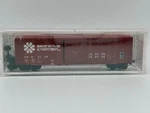 Micro Trains 25100 Sabine River & Northern 50' Rib Side Box Car, Scale. Fixed Price $30.00.