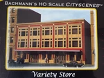 Ho Scale Bachmann Spectrum #88004 Variety Store Building Kit. Fixed Price $40.00.