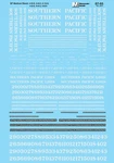 Microscale 87-65 Ho Southern Pacific 280 282 460 462 480 Steam Locomotive Decals. Fixed Price $11.99.