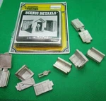 Woodland Scenics #D214 Outhouses (3) Man Scale Kit - Details Below. Fixed Price $18.50.