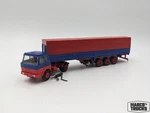 Herpa/wiking Henschel HS16 Flatbed/tarpaulin Semitrailer 2A/2A Self-made 1:87 /h. Fixed Price $29.90.