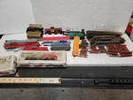 Bachmann Ho Scale Smucker's Santa Fe Diesel Locomotive Electric Train Set Runs. Fixed Price $120.00.