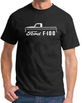 1967-72 Ford F100 F-100 Pickup Truck Classic Outline Design Tshirt New Colors. Fixed Price $20.00.