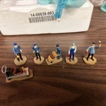 2005 Hawthorne Village "all Aboard!" Accessories 6 Pcs People Figures. Fixed Price $25.00.