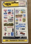 Woodland Scenics Ho Scale Dry Transfer 1960'S Signs & Posters (DT561) Stickers. Fixed Price $5.00.