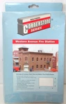 Ho Scale Walthers Cornerstone Series #933-3037 Western Avenue Fire Station. Fixed Price $29.95.