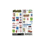 Woodland Scenics Dry Transfer Decal Signs 1960S & Posters DT561. Fixed Price $9.96.