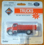 Boley Ho #185-412311 2001 International 2-AXLE Stakebed -- Red. Fixed Price $11.49.