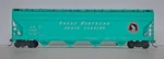 Athearn Acf 55' Center Flow Hopper Great Northern Kadee W/ Original Box Rtr. Fixed Price $16.95.