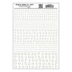 Woodland Scenics MG708 Numbers Roman R.r. White. Fixed Price $10.69.