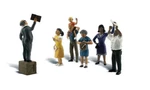 Woodland Scenics A1925 Ho Scale Figures - Sermon The Crate. Fixed Price $14.99.